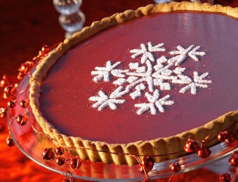 La tarte de Noël au chocolat