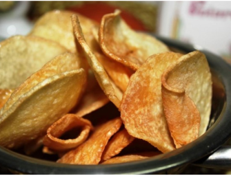Des chips d’igname… Miam !