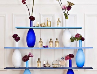 Une étagère en fleurs !