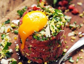 Tartare de bœuf à l&rsquo;italienne