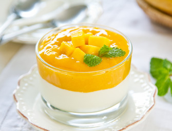 Crème de mangue à la vanille