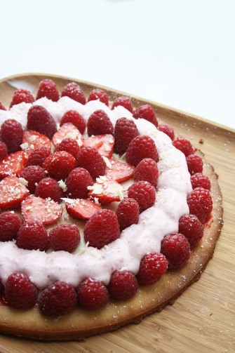 Cheesecake fraises et framboises
