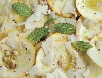 Les courgettes jaunes de Delphine !