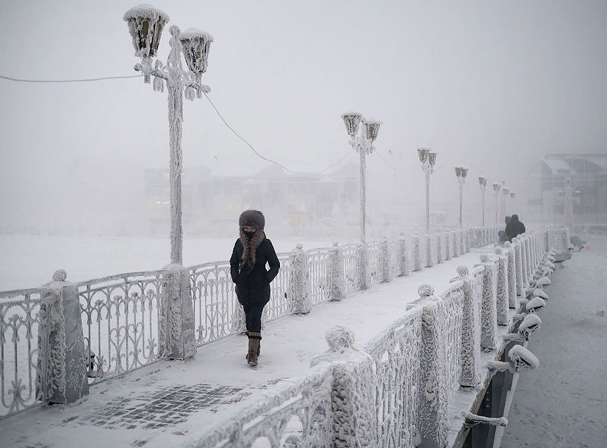 Oïmiakon, Russie, est le lieu habité le plus glacial sur Terre 16