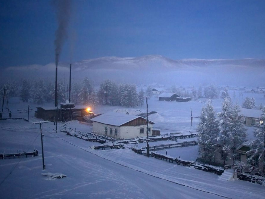 Oïmiakon, Russie, est le lieu habité le plus glacial sur Terre 20
