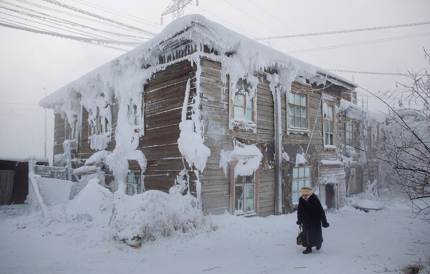 Oïmiakon, Russie, est le lieu habité le plus glacial sur Terre 8