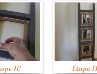 Une échelle porte photos à faire soi-même