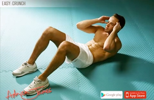 5 exercices pour raffermir vos muscles par Adrian James abdominaux