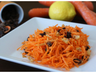 Salade de carottes et coco râpé
