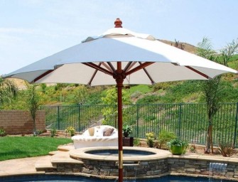 Le parasol de jardin