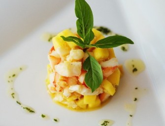 Un diner aux chandelles : Le tartare de chevrettes aux parfums d’Asie