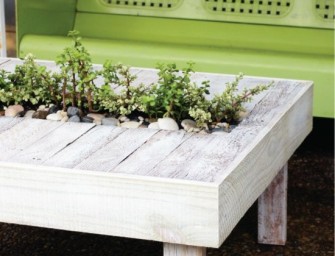 Des idées créatives de tables de jardin