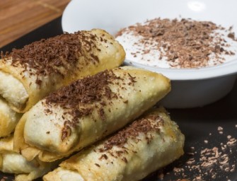 Nems à l’ananas rôtis au four