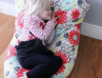 Un pouf à faire pour vos p&rsquo;tits loups !