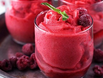 Sorbet à la framboise