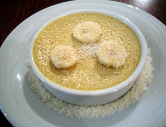 La crème banane au lait de coco