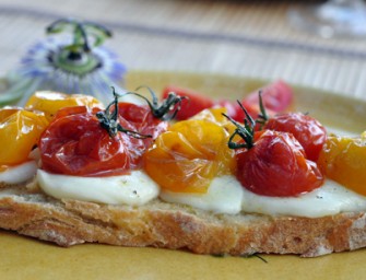 La tartine tomates mozza