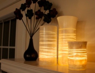 Des idées de photophores à faire soi-même