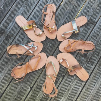 Les belles Théluto : Des sandales en cuir fabriquées à la main