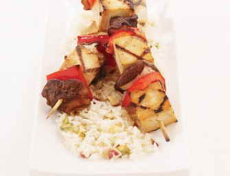 Brochettes de tofu
