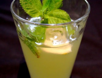 Cocktail GMC : Gingembre, menthe et citron