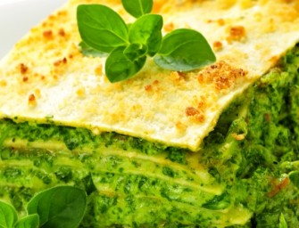 Lasagnes à la ricotta et aux épinards