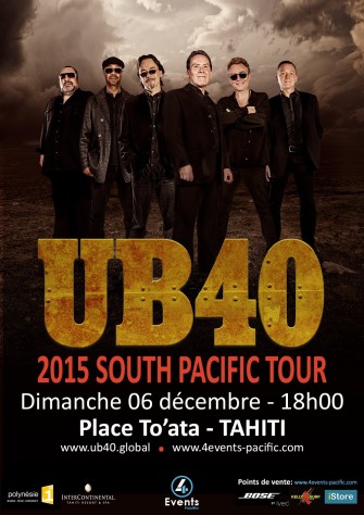 UB40 : De retour en concert à Tahiti