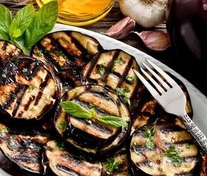 Aubergines grillées