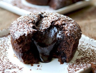 Gâteau au chocolat coeur fondant
