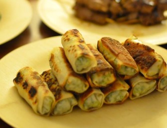 Nems de thon rouge au curry