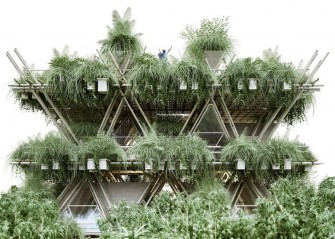 Imaginez une ville de bambous !