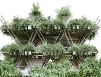 Imaginez une ville de bambous !