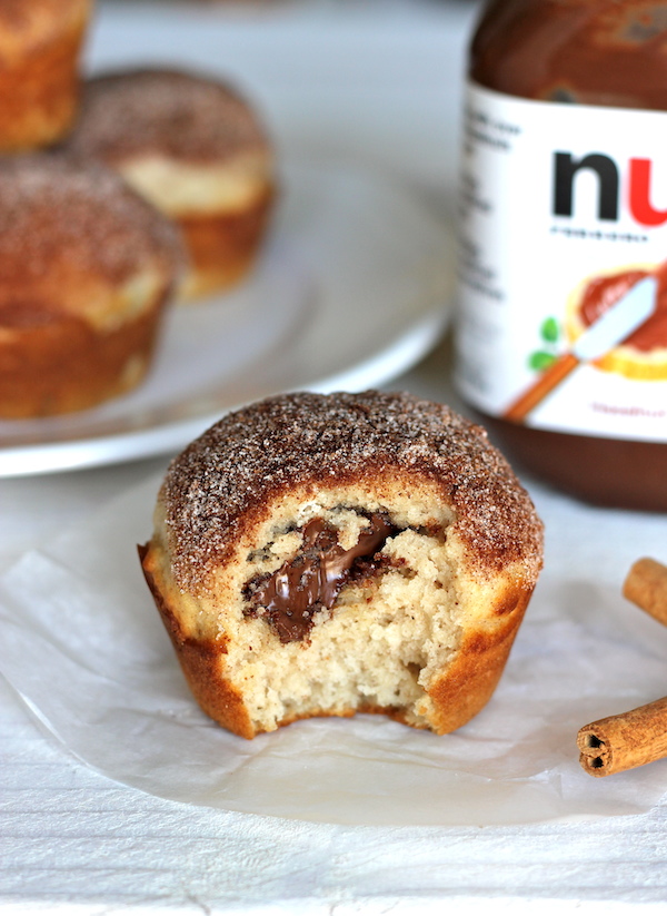 Muffins au Nutella et à la cannelle