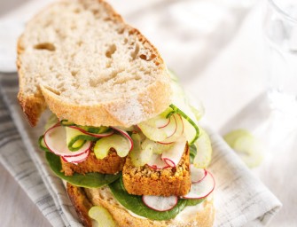 Sandwich aux légumes, parfait pour le lunch
