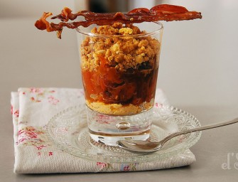 Un crumble à la tomate