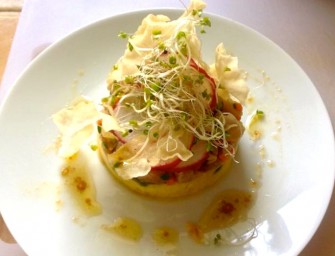 Tartare de thon vinaigrette ponzu