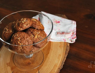 Les cookies au chocolat et à la noix de coco