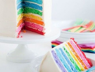 Le célèbre rainbow cake