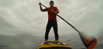 Dean « Deano » Dunbar, aveugle, réussit une traversée de 50km en Stand Up Paddle