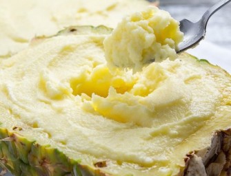 Sorbet à l&rsquo;ananas