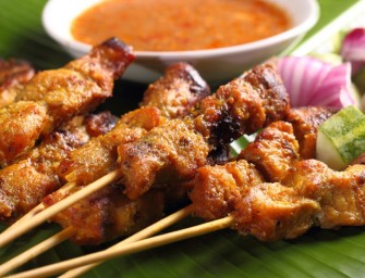 Le saté à la balinaise