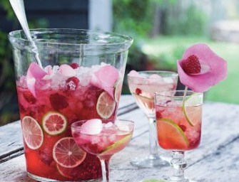 Un cocktail de champagne fruité