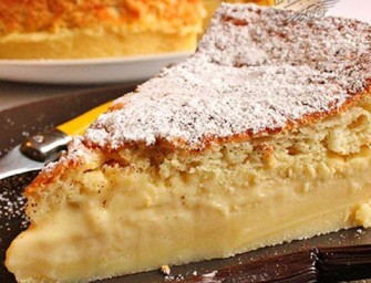 Gâteau magique à la vanille