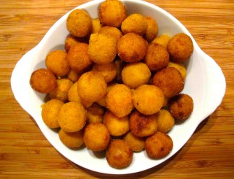 Croquettes de fe&rsquo;i au lait de coco épicé