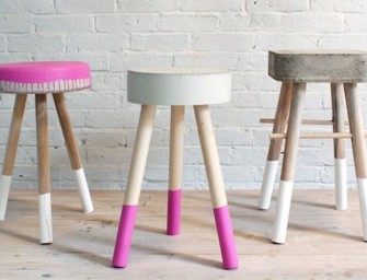 DIY : Réalisez vos tabourets en ciment