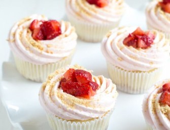 Cupcakes à la fraise