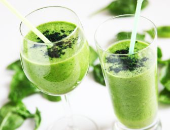 Un smoothie vert, riche en vitamines
