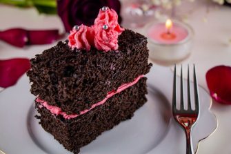 Le gâteau au chocolat vegan