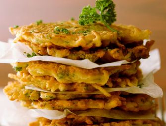 Galettes de pommes de terre aux lardons