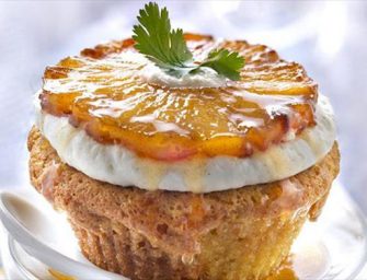 Un délicieux financier à l&rsquo;ananas caramélisé